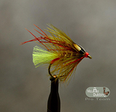 Fly Tied by Desmond Paul Fly Dresser tying at The Antrim Fly Fair 2022