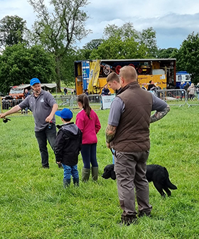 Kids Casting Demos at the Antrim Fly Fair with Ray McKeeman Straid Fishery