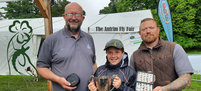 Kids Fly Casting Competition at The Antrim Fly Fair 2022