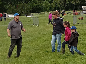 Kids Casting Demos at the Antrim Fly Fair with Ray McKeeman Straid Fishery